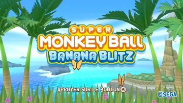 Super Monkey Ball - Banana Blitz screen shot title